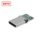 Male Usb 3.1 Connector , 5 Pin Usb Connector With Stainless Steel Shell