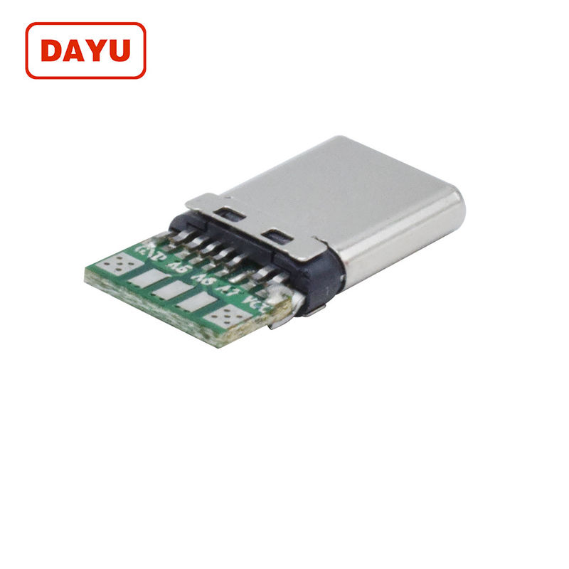 Fast Dash Charging 16 PIN Type C Usb 2.0 Connector With PCB Board